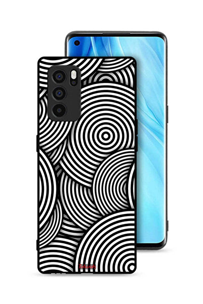 Tolwak غطاء حماية لهاتف Oppo Reno6 Pro 5G بنمط دوائر وهمية