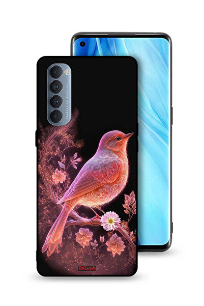 Tolwak غطاء حماية لهاتف Oppo Reno4 Pro 4G برسومات طيور لطيفة