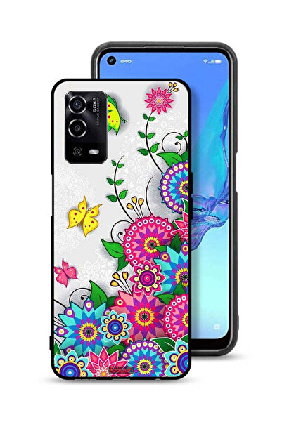 Tolwak غطاء حماية لهاتف Oppo A55 4G بنقشة زهور ماندالا
