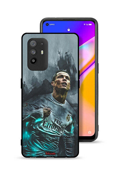 Tolwak غطاء حماية لهاتف Oppo F19 Pro Plus 5G برسومات كريستيانو رونالدو