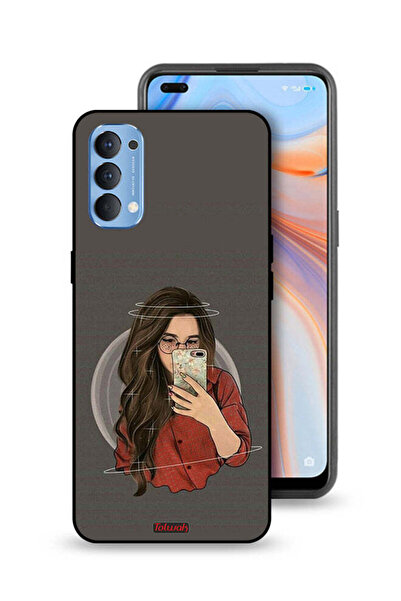 Tolwak غطاء حماية لهاتف Oppo Reno4 4G لالتقاط صور سيلفي