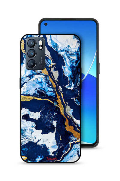 Tolwak غطاء حماية لهاتف Oppo Reno6 5G بنمط فني مزخرف