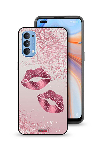 Tolwak غطاء حماية لهاتف Oppo Reno4 4G - شفاه لامعة