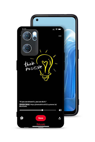 Tolwak غطاء حماية لهاتف Oppo Reno7 5G - فكر بإيجابية