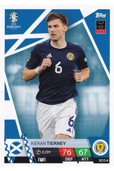 Topps Kieran Tierney Footballer Card