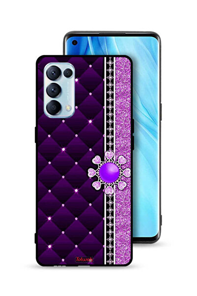 Tolwak غطاء حماية لهاتف Oppo Reno5 Pro 5G بقلوب لامعة