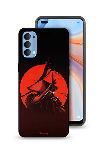 Tolwak غطاء حماية لهاتف Oppo Reno4 4G بتصميم محارب السيف