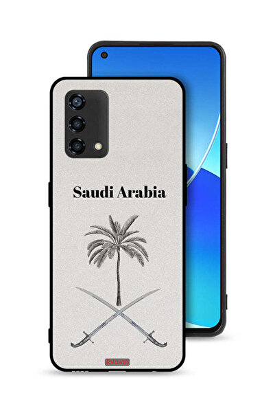 Tolwak غطاء حماية لهاتف أوبو رينو 6 لايت - لوحة فنية لعلامة المملكة العربية ا...