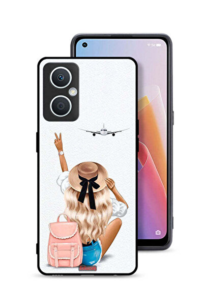 Tolwak جراب حماية لهاتف Oppo A96 5G (الصين) - فتاة تحب السفر