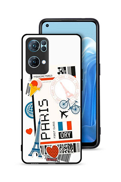 Tolwak غطاء حماية لهاتف Oppo Reno7 Pro 5G - ملصق باريسي