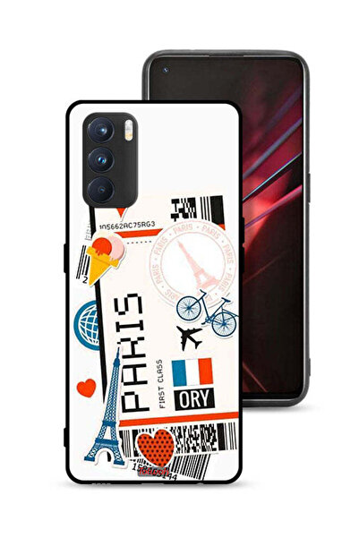 Tolwak غطاء حماية لهاتف Oppo K9 Pro - ملصق باريس