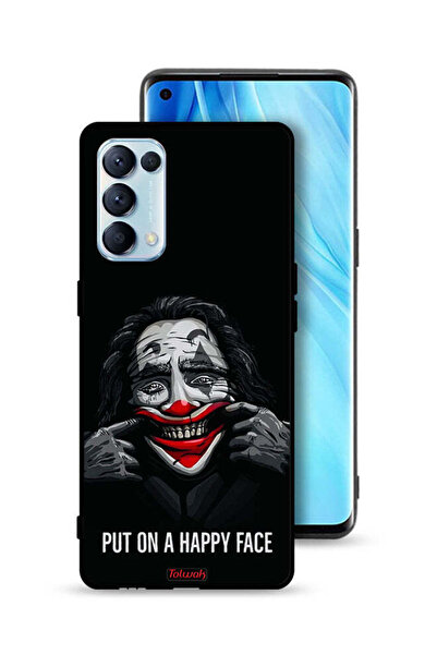 Tolwak غطاء حماية لهاتف Oppo Reno5 Pro 5G بوجه سعيد