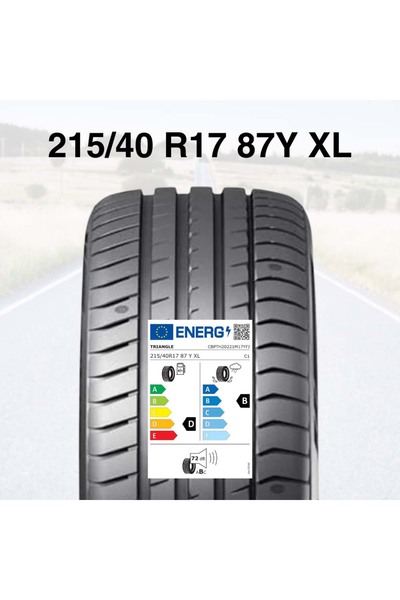 TRIANGLE 215/40 R17 87Y XL Triangle EffeXSport TH202 Yazlık Lastik 2024 Üretim (1 ADET)