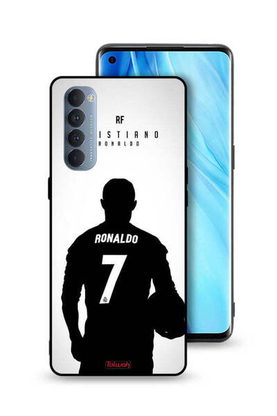 Tolwak غطاء حماية لهاتف Oppo Reno4 Pro 4G بقناع كريستيانو رونالدو