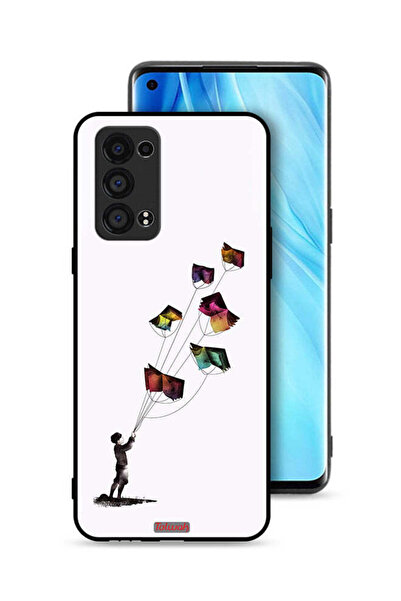 Tolwak غطاء حماية لهاتف Oppo Reno6 Pro Plus 5G بتصميم كتاب الطائرات الورقية