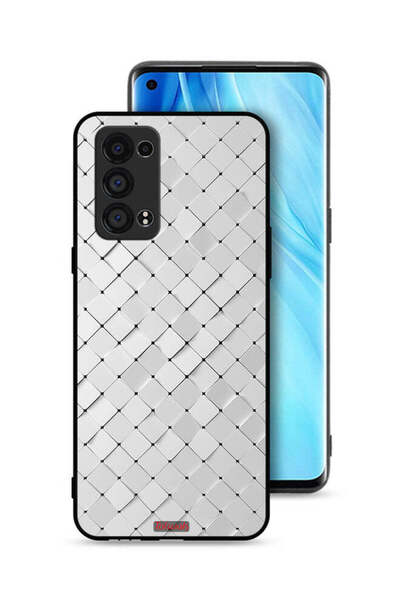 Tolwak غطاء حماية لهاتف Oppo Reno6 Pro Plus 5G بنقشة البلاط