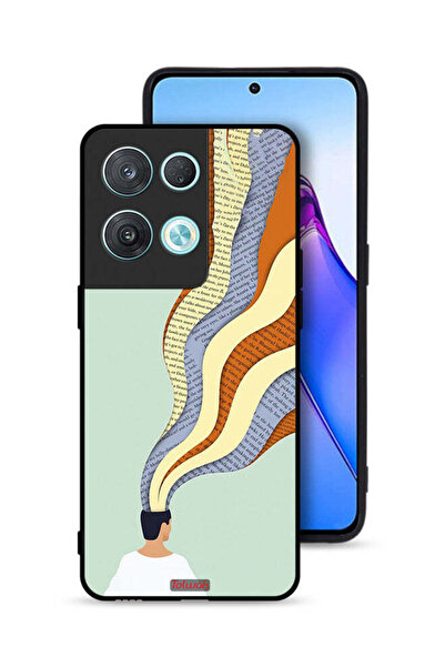 Tolwak Oppo Reno8 Pro 5G Protective Case Cover Data In Mind Art