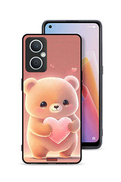 Tolwak جراب حماية لهاتف Oppo A96 5G (الصين) باندا صغير لطيف يحمل قلبًا