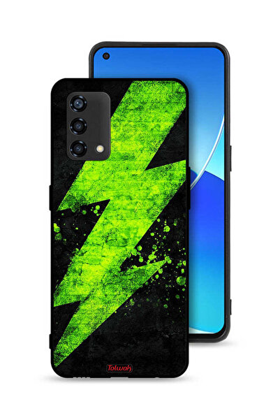 Tolwak غطاء حماية لهاتف Oppo Reno6 Lite بنمط كهربائي