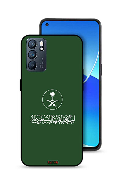 Tolwak غطاء حماية لهاتف Oppo Reno6 5G بشعار المملكة العربية السعودية