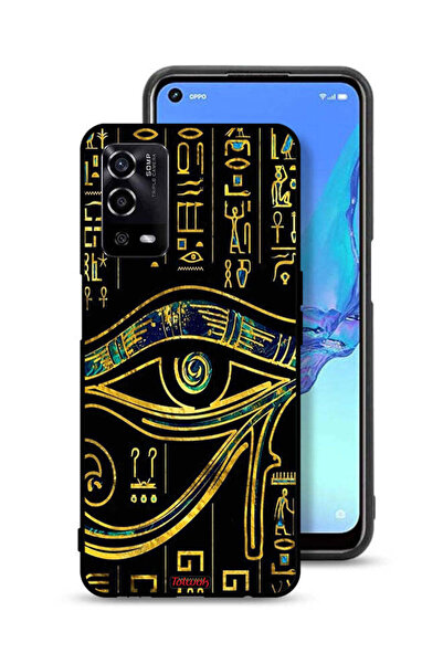 Tolwak غطاء حماية لهاتف Oppo A55 4G بتصميم عين فنية