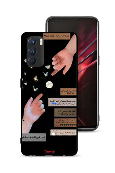 Tolwak غطاء حماية لهاتف Oppo K9 Pro بعبارات عربية وأيدي ملامسة