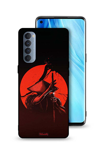 Tolwak غطاء حماية لهاتف Oppo Reno4 Pro 4G بتصميم محارب السيف
