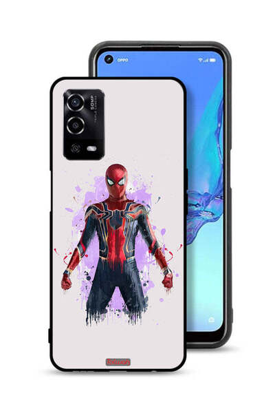 Tolwak غطاء حماية لهاتف Oppo A55 4G بتصميم العنكبوت الحديدي
