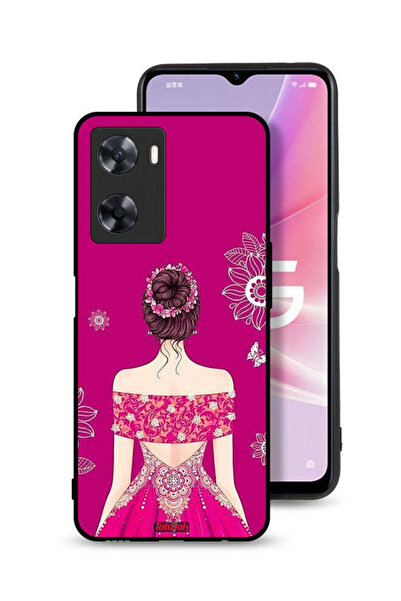 Tolwak Oppo A57s Protective Case Cover Girl And Flowers Art