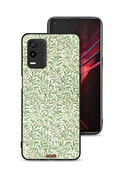 Tolwak غطاء حماية لهاتف Oppo K9x بنمط غصن الصفصاف الشهير