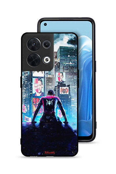 Tolwak غطاء حماية لهاتف Oppo Reno8 5G بتصميم Spider Man