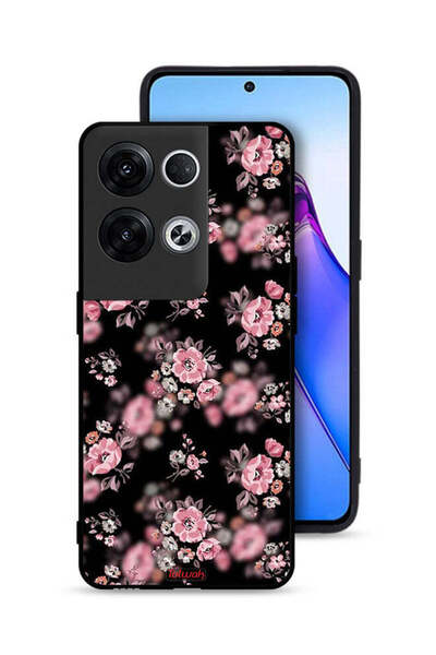 Tolwak غطاء حماية لهاتف Oppo Reno8 Pro Plus 5G بنقشة زهور بورتريه