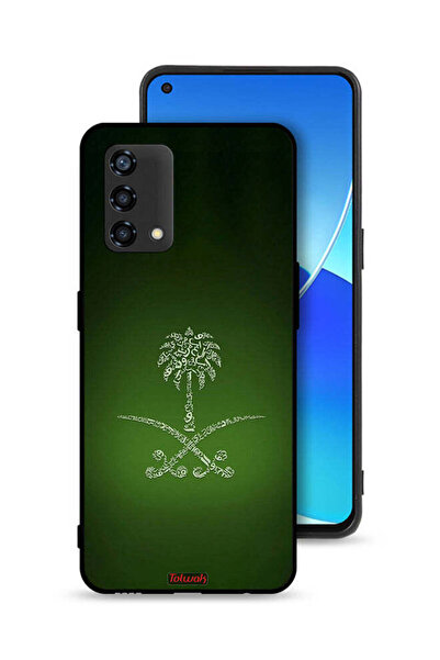 Tolwak غطاء حماية لهاتف Oppo Reno6 Lite بعلامة المملكة العربية السعودية القديمة