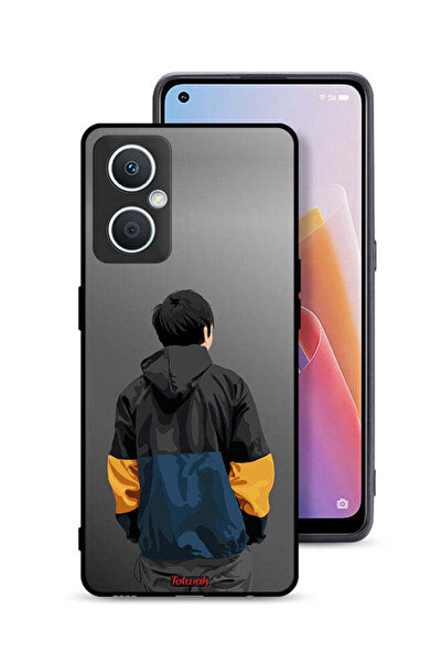 Tolwak جراب حماية لهاتف Oppo A96 5G (الصين) بتصميم صورة فنية لطفل