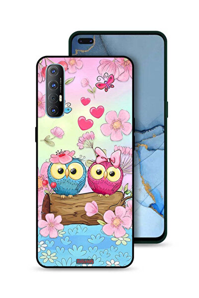 Tolwak غطاء حماية لهاتف Oppo Reno3 Pro 4G برسومات بومة لطيفة