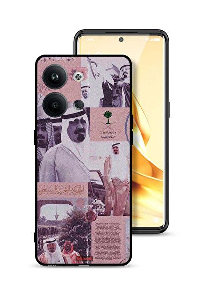 Tolwak غطاء حماية Oppo Reno9 5G، ملصق الملك عبدالله العتيق