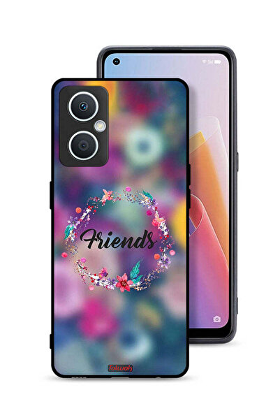 Tolwak جراب حماية Oppo A96 5G (الصين) بتصميم خاتم أصدقاء الزهور