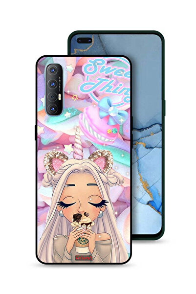 Tolwak غطاء حماية لهاتف Oppo Reno3 Pro 4G بتصميم Sweet Thing