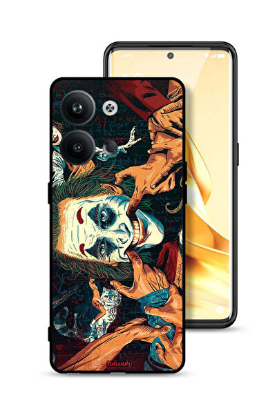 Tolwak غطاء حماية لهاتف Oppo Reno9 5G برسومات الجوكر