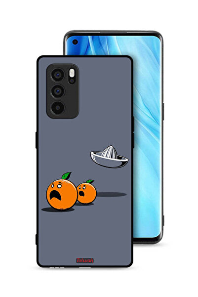 Tolwak غطاء حماية لهاتف Oppo Reno6 Pro 5G بتصميم فني رقمي بسيط وفكاهي