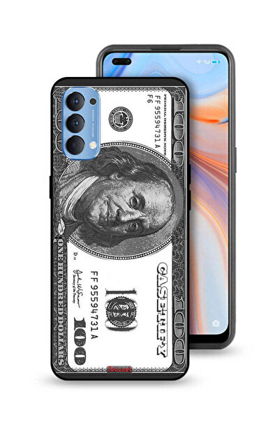 Tolwak غطاء حماية لهاتف Oppo Reno4 4G بنقشة الدولار