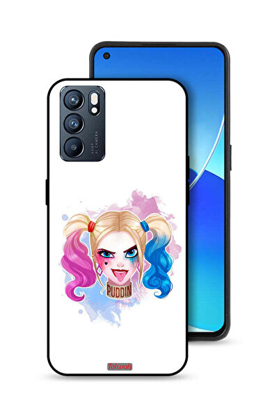 Tolwak غطاء حماية لهاتف Oppo Reno6 5G برسومات هارلي كوين