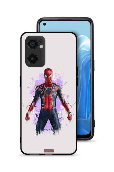 Tolwak غطاء حماية Oppo Reno7 SE 5G بتصميم العنكبوت الحديدي