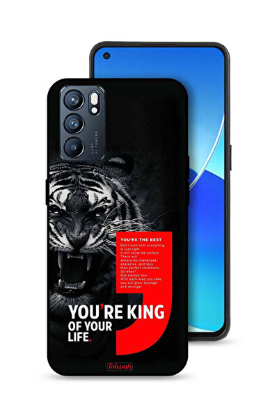 Tolwak غطاء حماية لهاتف Oppo Reno6 5G أنت ملك حياتك
