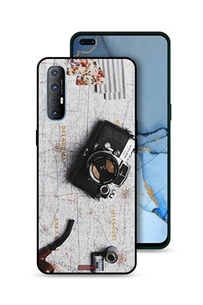 Tolwak Oppo Reno3 Pro 4G Protective Case Cover Vintage Camera