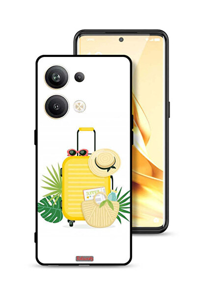 Tolwak غطاء حماية لهاتف Oppo Reno9 Pro Plus 5G بفن رقمي صيفي