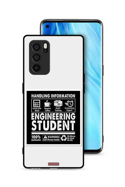 Tolwak غطاء حماية لهاتف Oppo Reno6 Pro 5G - ملصق طالب هندسة