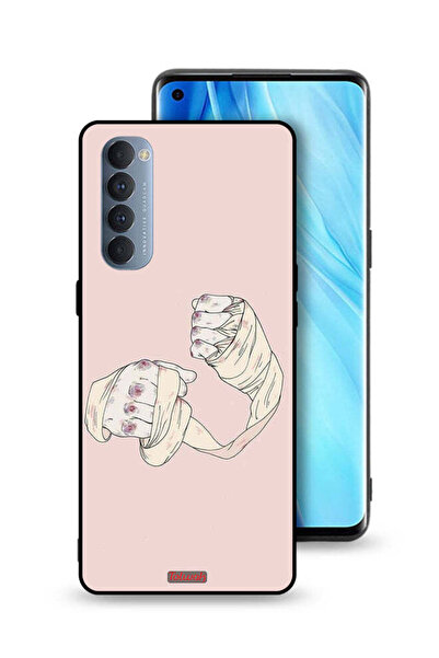 Tolwak غطاء حماية لهاتف Oppo Reno4 Pro 4G برسومات فنية مقاتلة