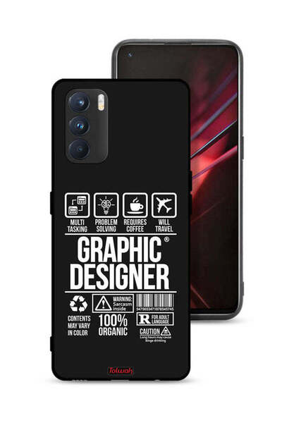 Tolwak Oppo K9 Pro Protective Case Cover Graphic Designer Sticker