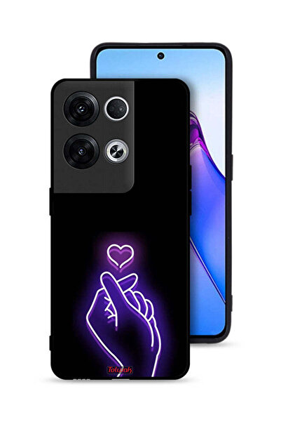 Tolwak غطاء حماية لهاتف Oppo Reno8 Pro Plus 5G بتصميم قلب صغير